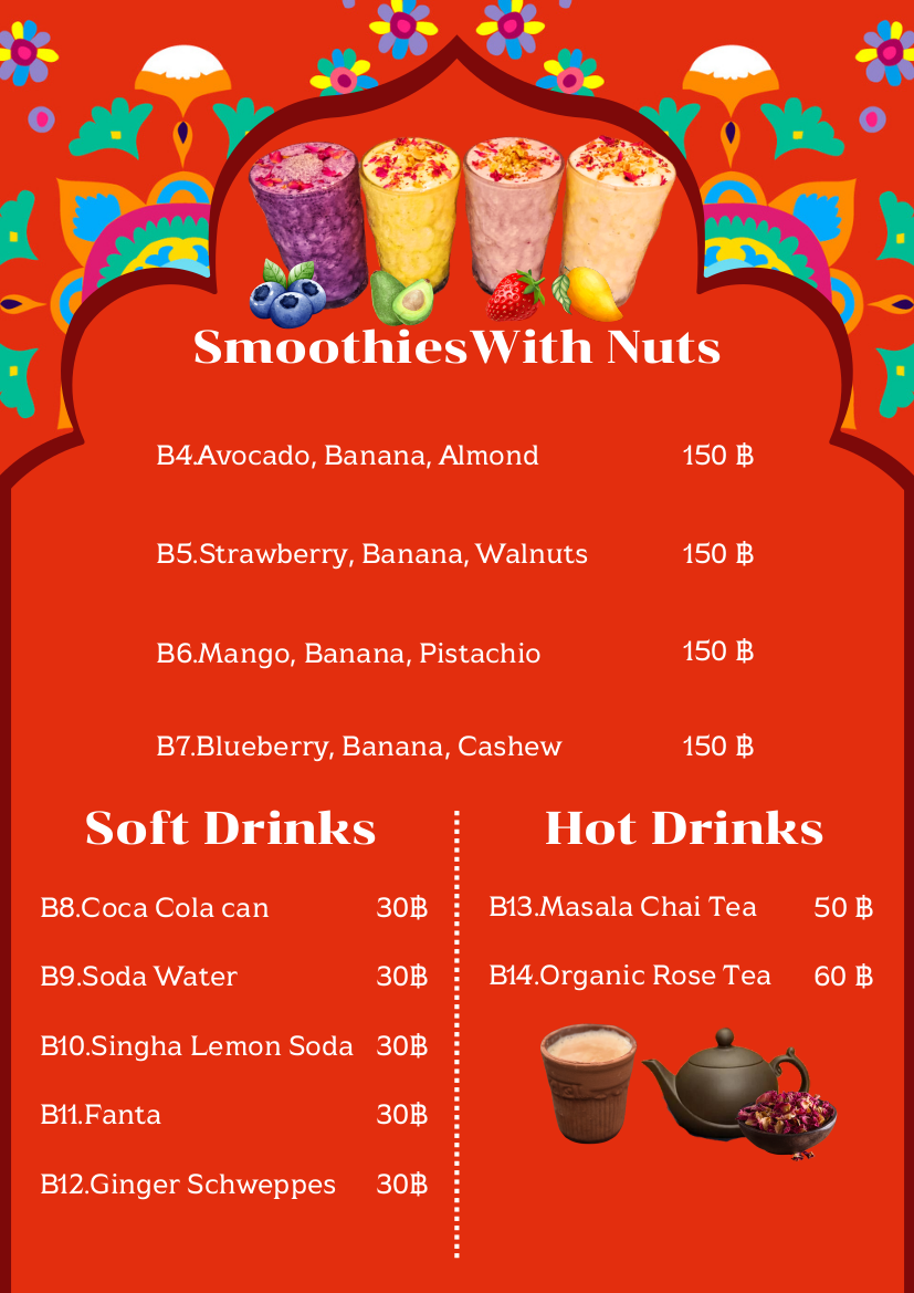 Lea's Indian Food Restaurant Photo Menu 2