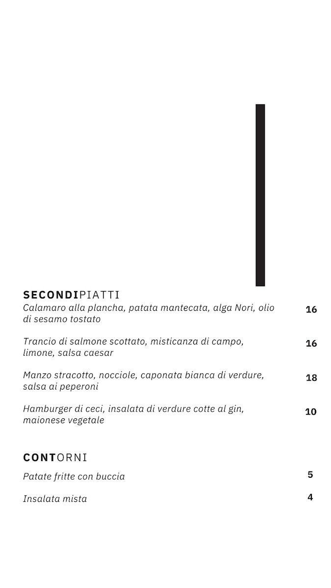 Osmosi Paestum Restaurant Photo Menu 2