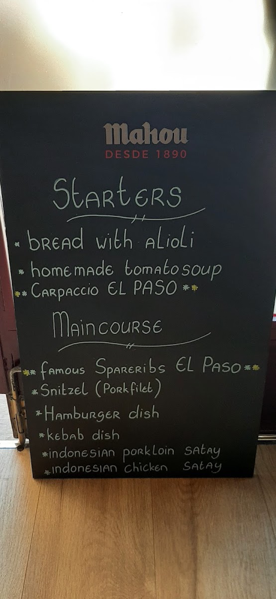 Bar El Paso Photo Menu 8