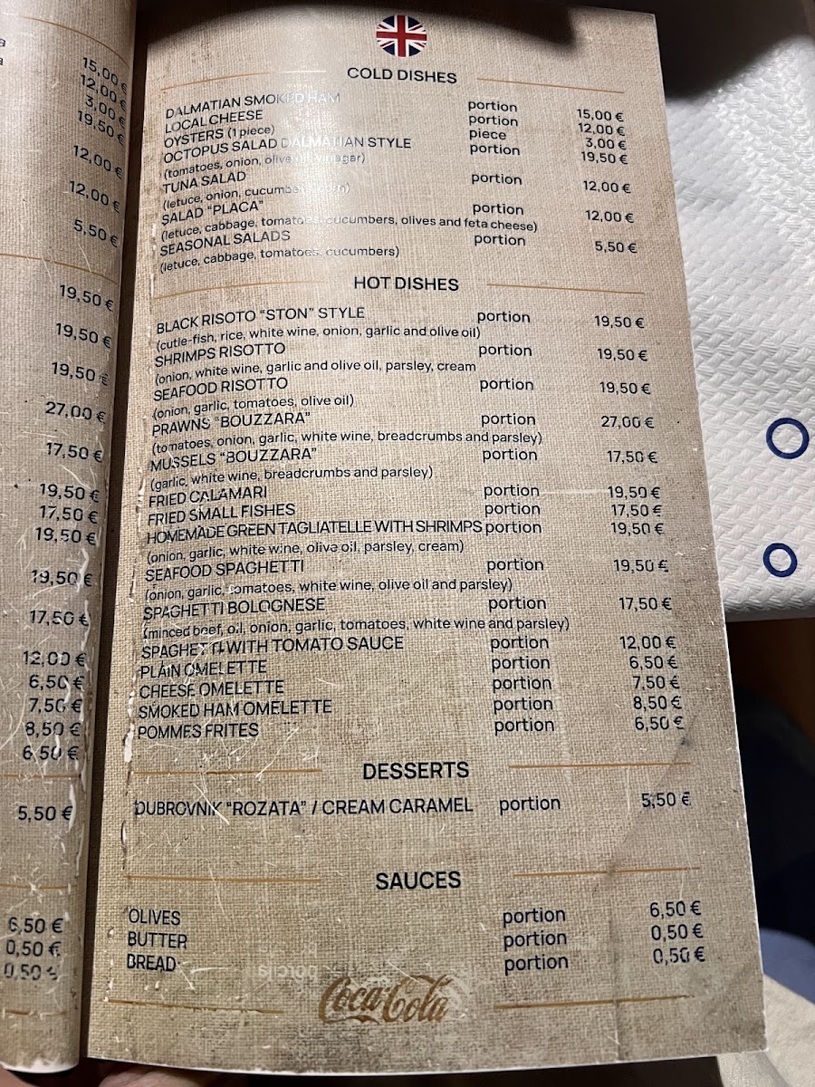 Kamenice Photo Menu 1