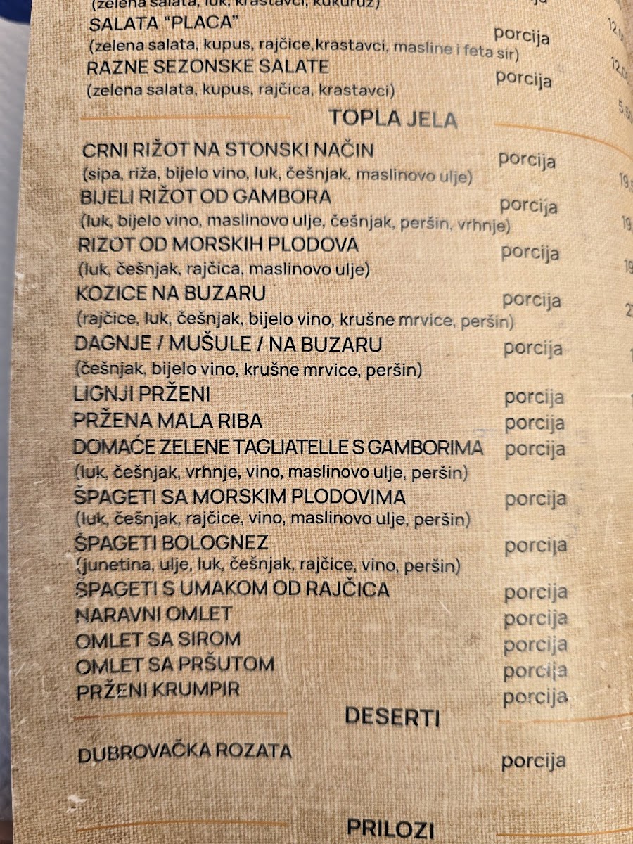 Kamenice Photo Menu 6