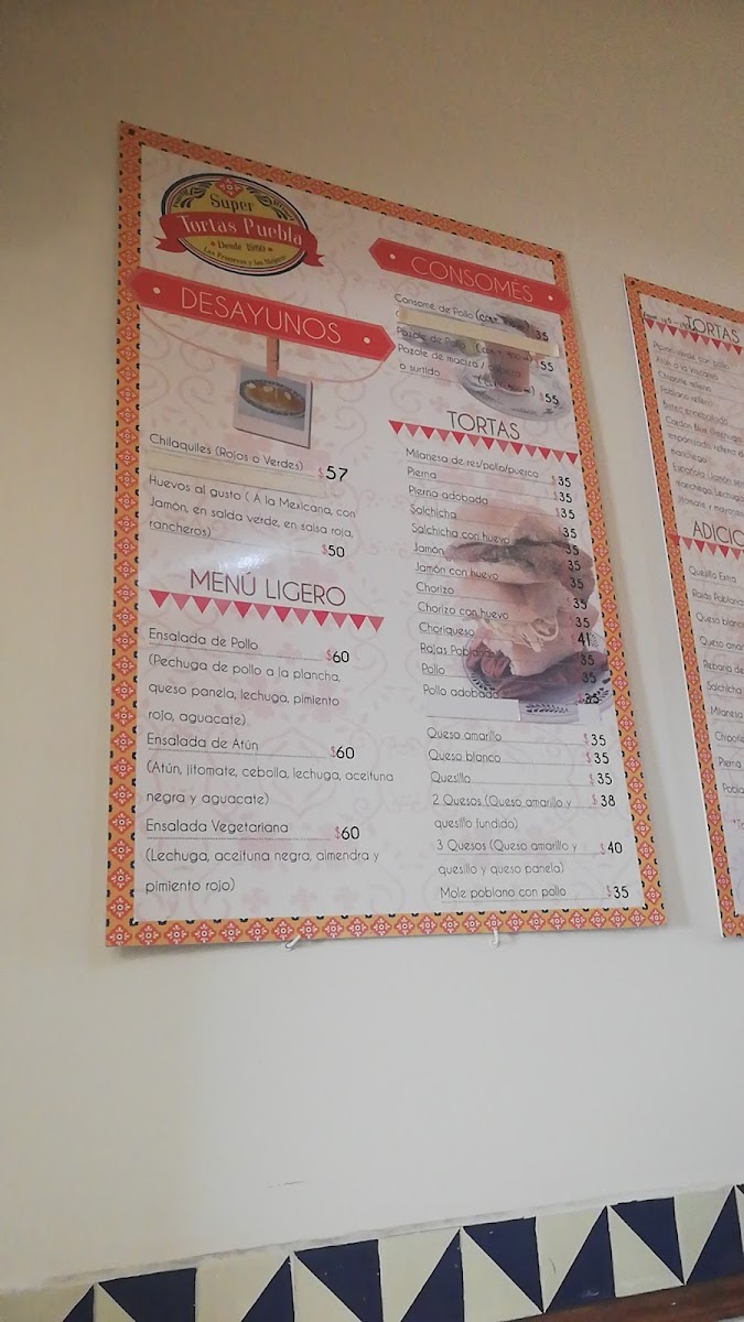 Super Tortas Puebla Photo Menu 6