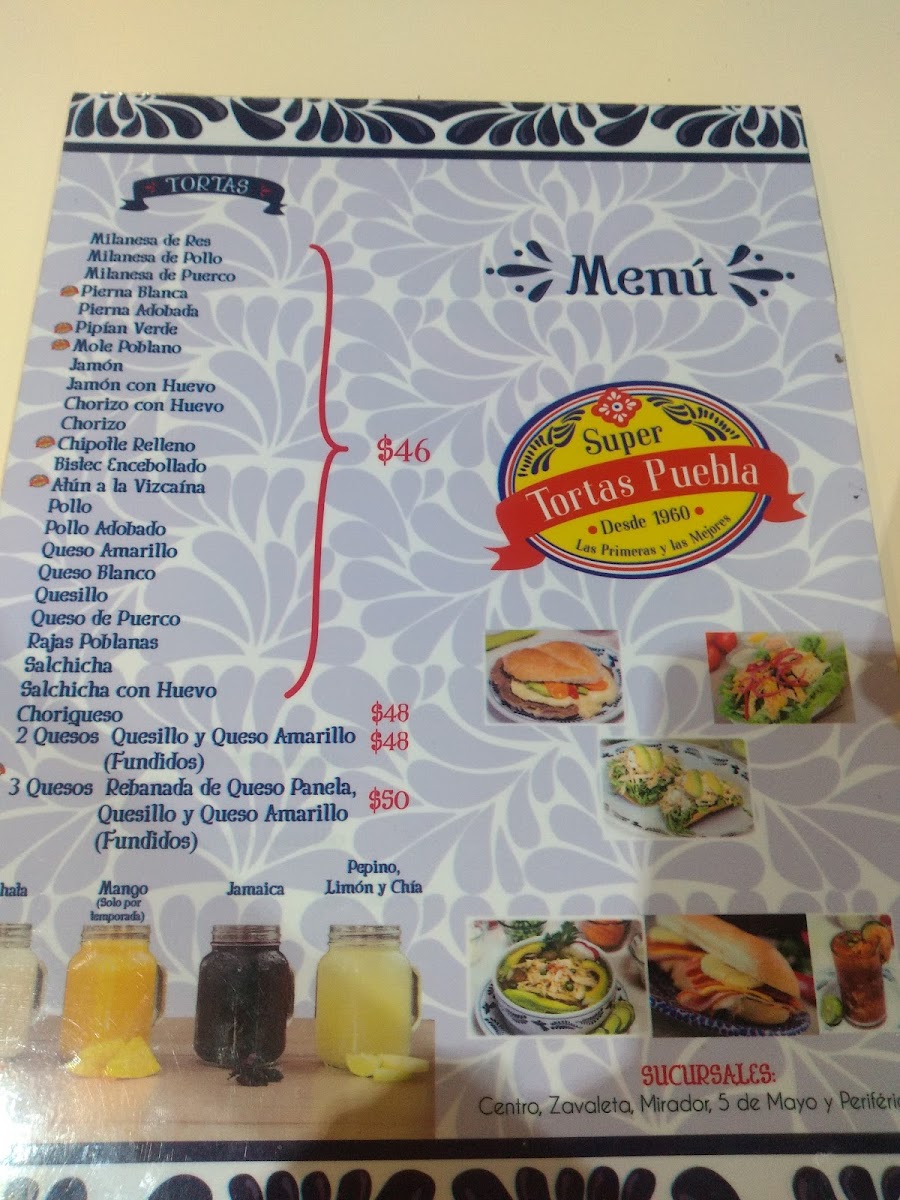 Super Tortas Puebla Photo Menu 8