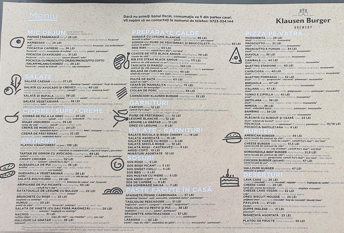 Klausen Burger Photo Menu 9