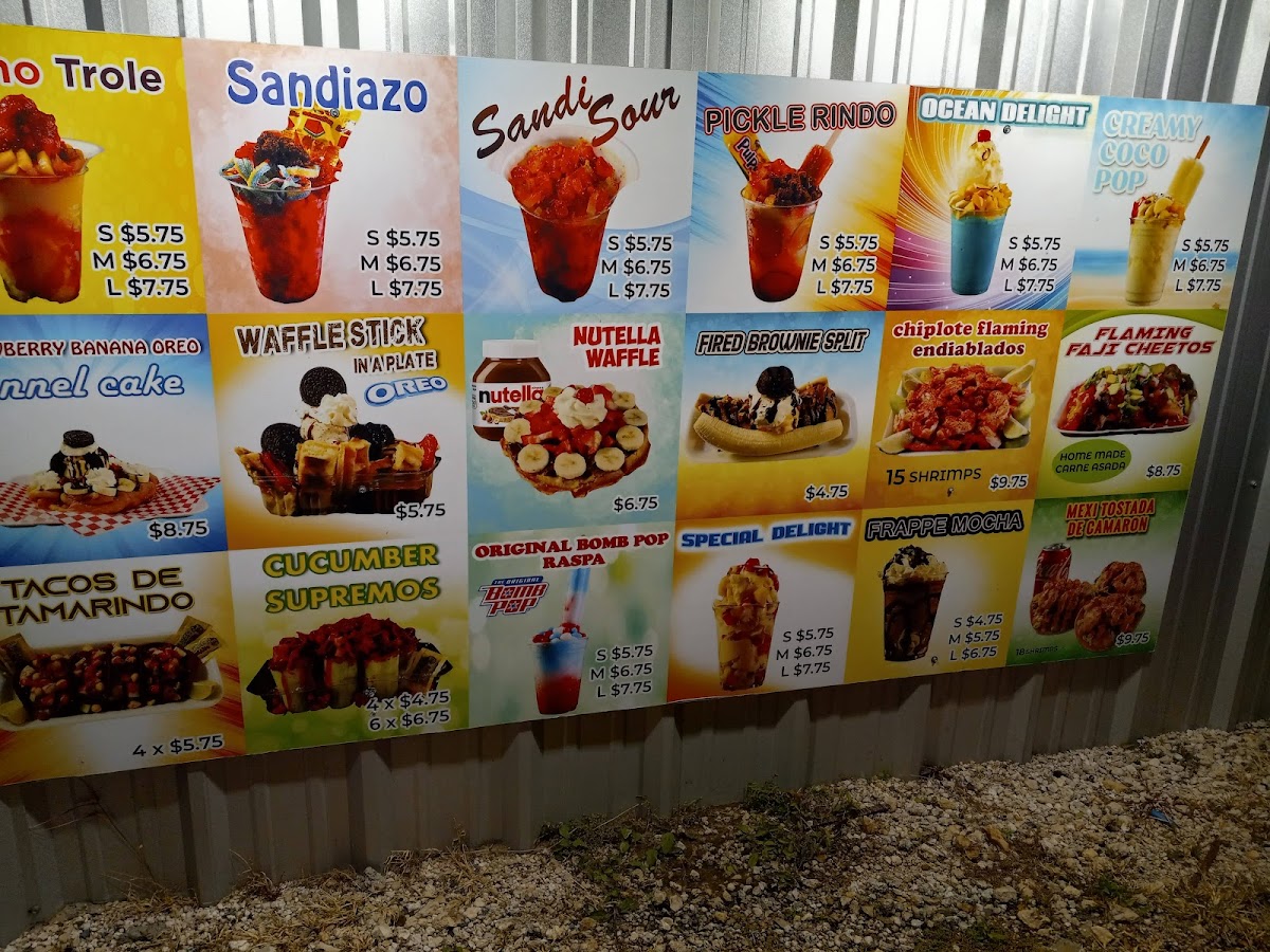 Snowball Express Mcallen Photo Menu 2