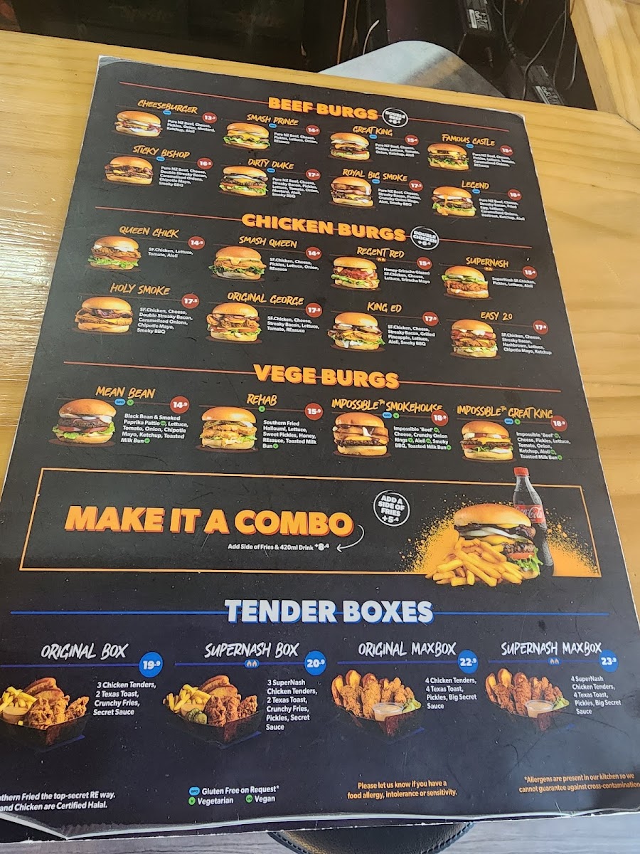 RE Burger Grey Lynn Photo Menu 8