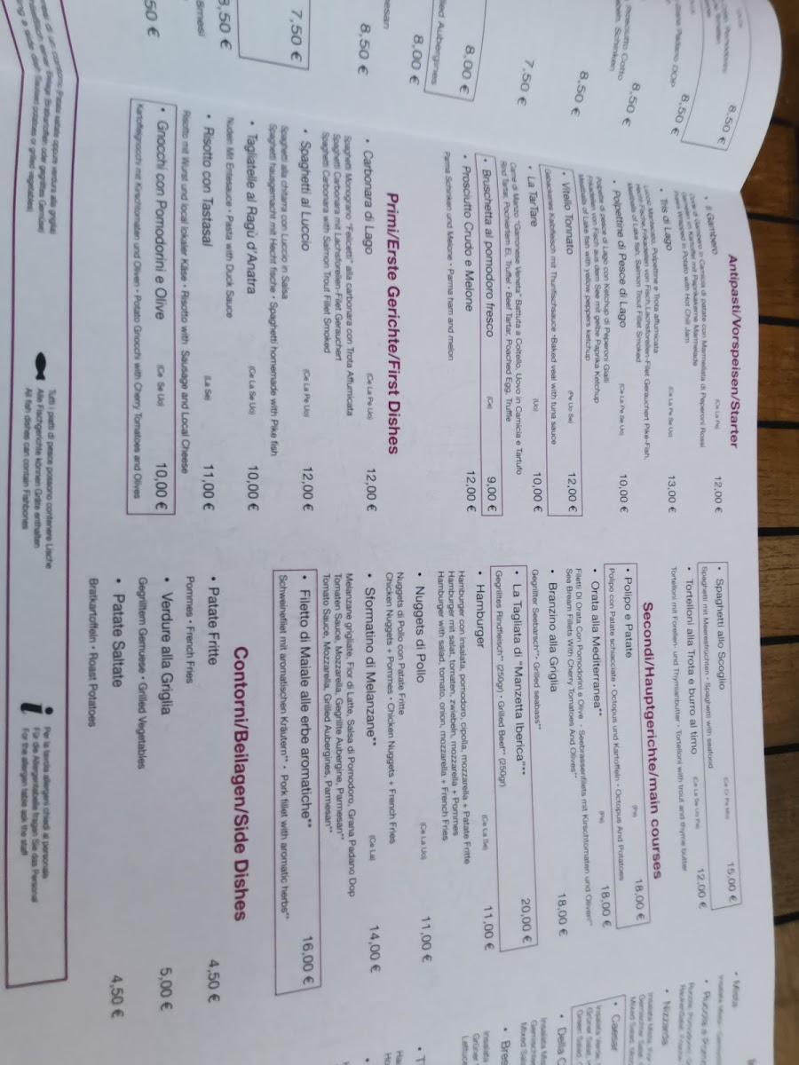 Ristorante Pizzeria 'al Ristoro' Photo Menu 2