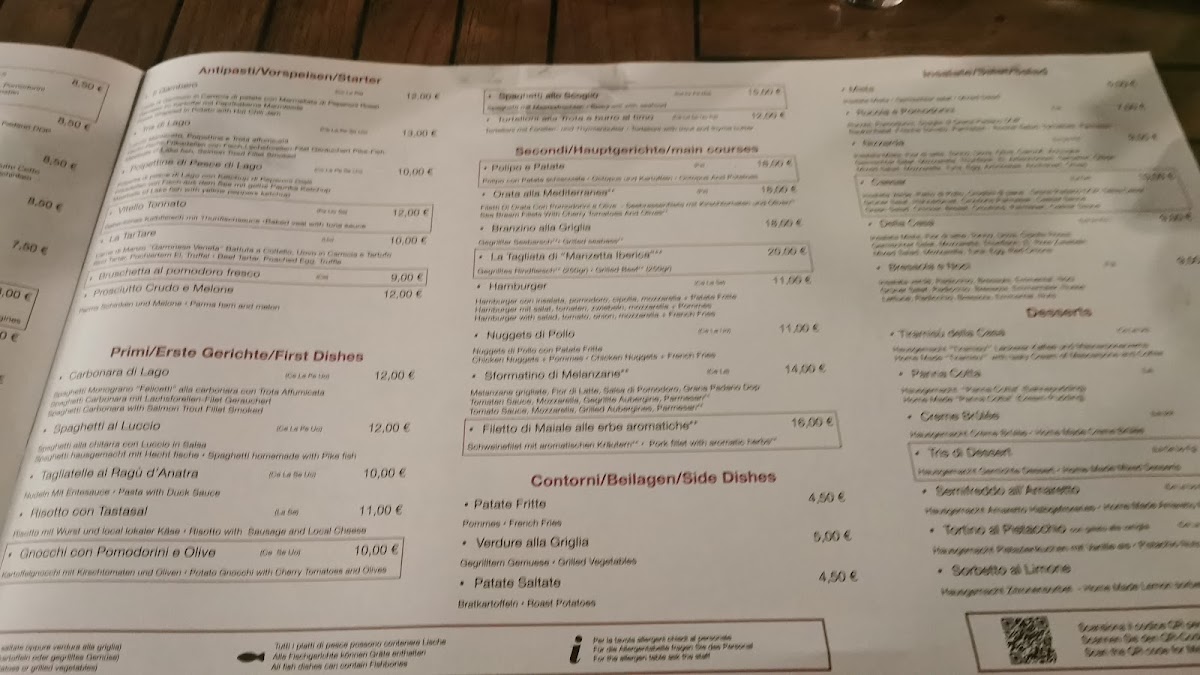 Ristorante Pizzeria 'al Ristoro' Photo Menu 4