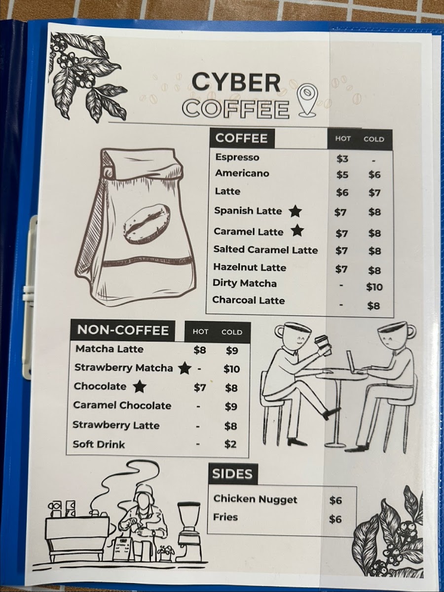 CyberCoffee Photo Menu 4