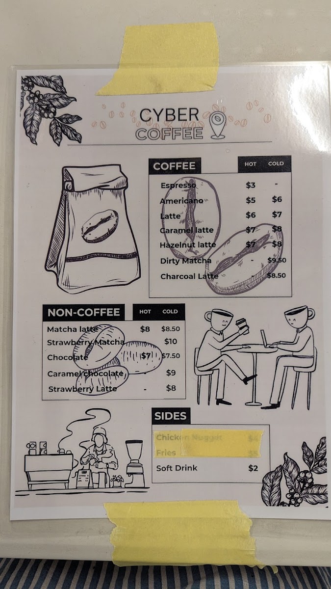 CyberCoffee Photo Menu 5