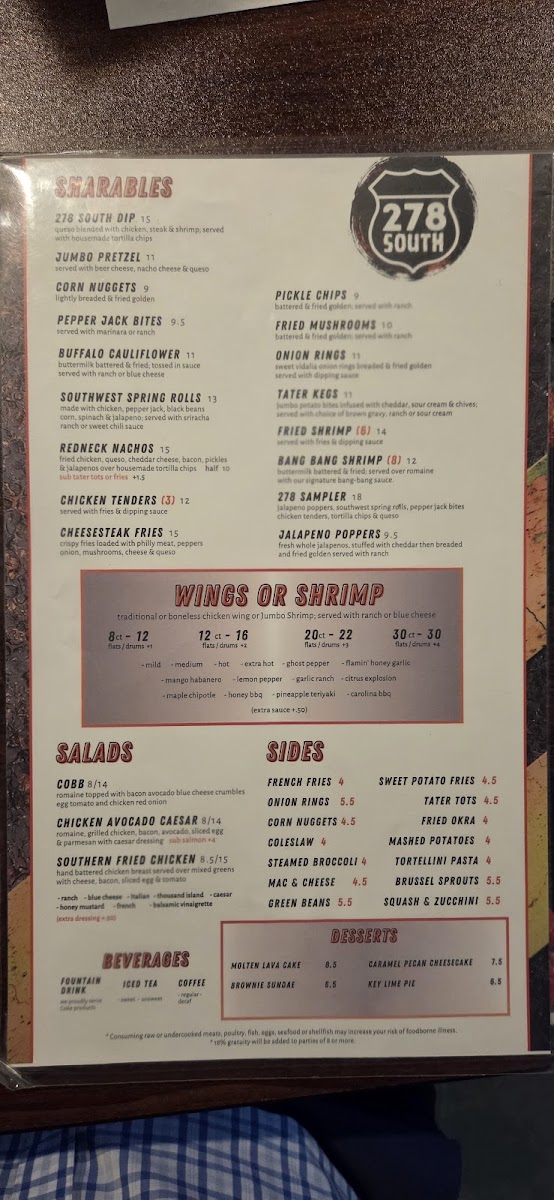 278 South Photo Menu 3
