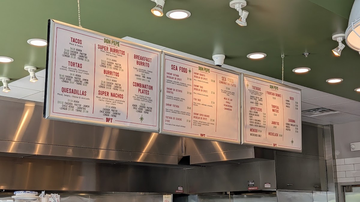 Don Pepe Taqueria Photo Menu 1