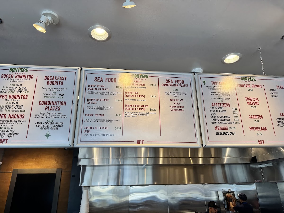 Don Pepe Taqueria Photo Menu 6