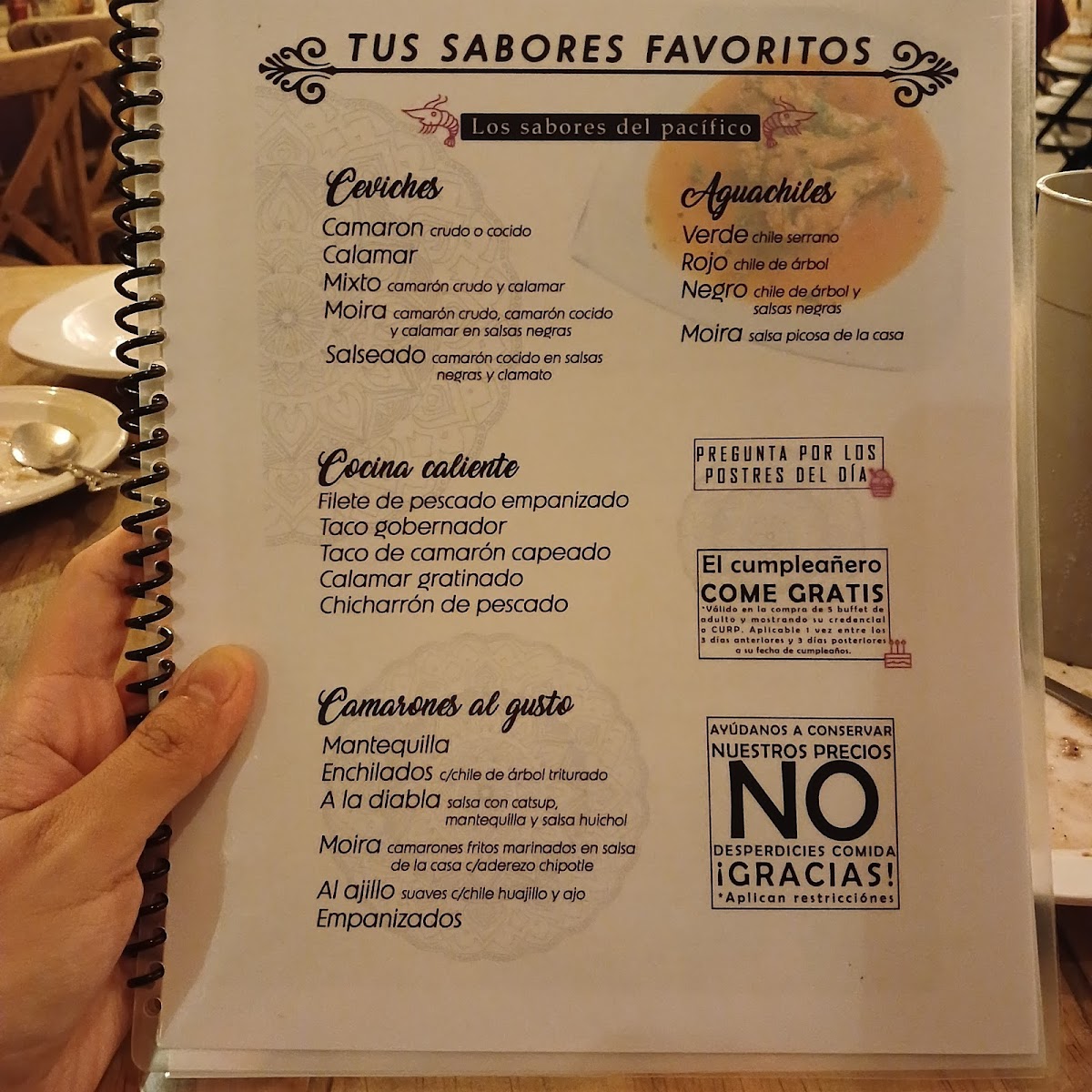 Moira Restaurante todo incluido Photo Menu 7
