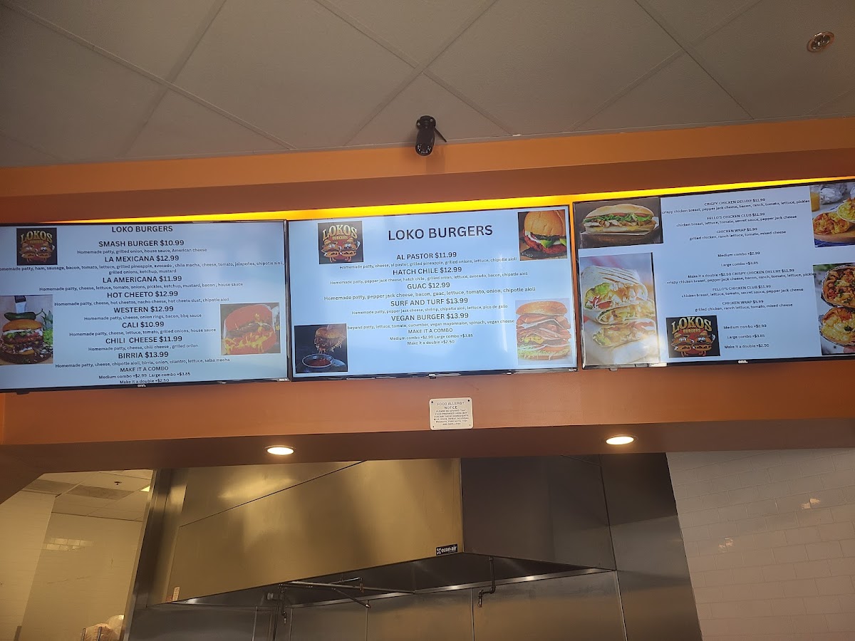 Lokos Burgers Photo Menu 4