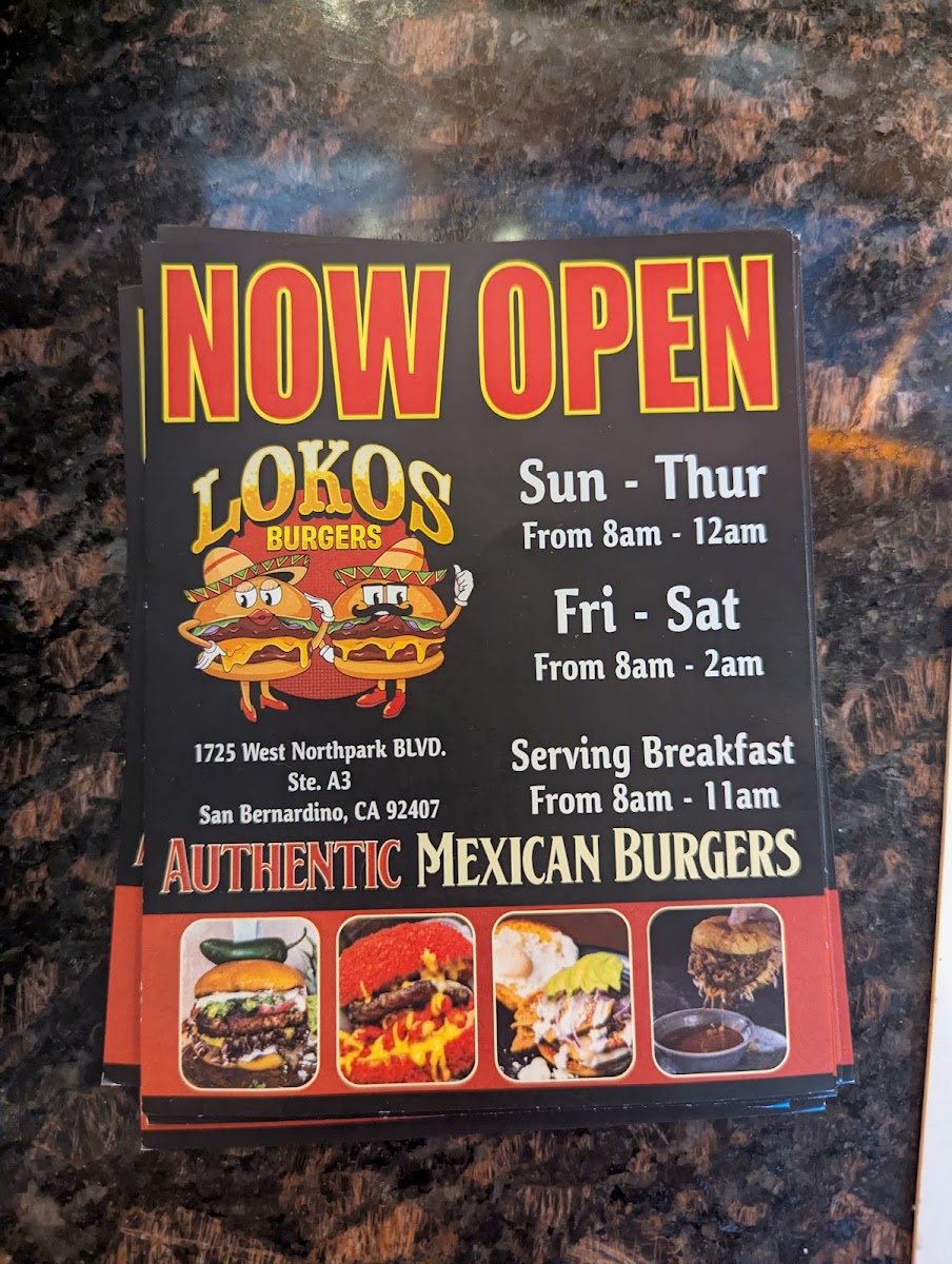 Lokos Burgers Photo Menu 7