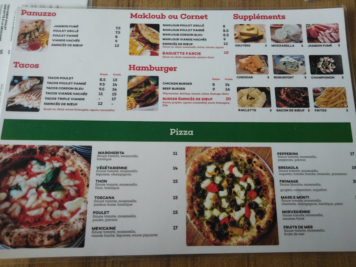 The Corner Photo Menu 9