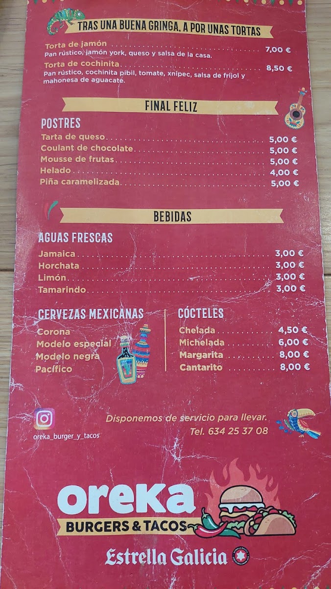 OREKA - Burgers y Tacos Photo Menu 6