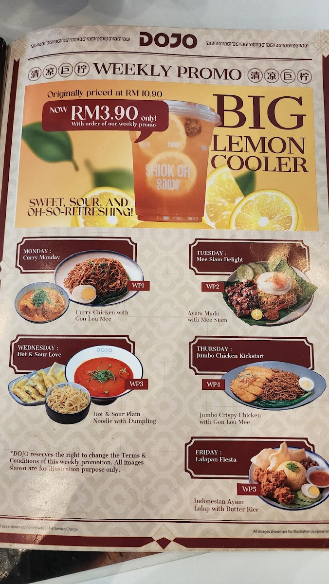 DOJO NANYANG KOPI HOUSE PLAZA KOLOMBONG Photo Menu 1