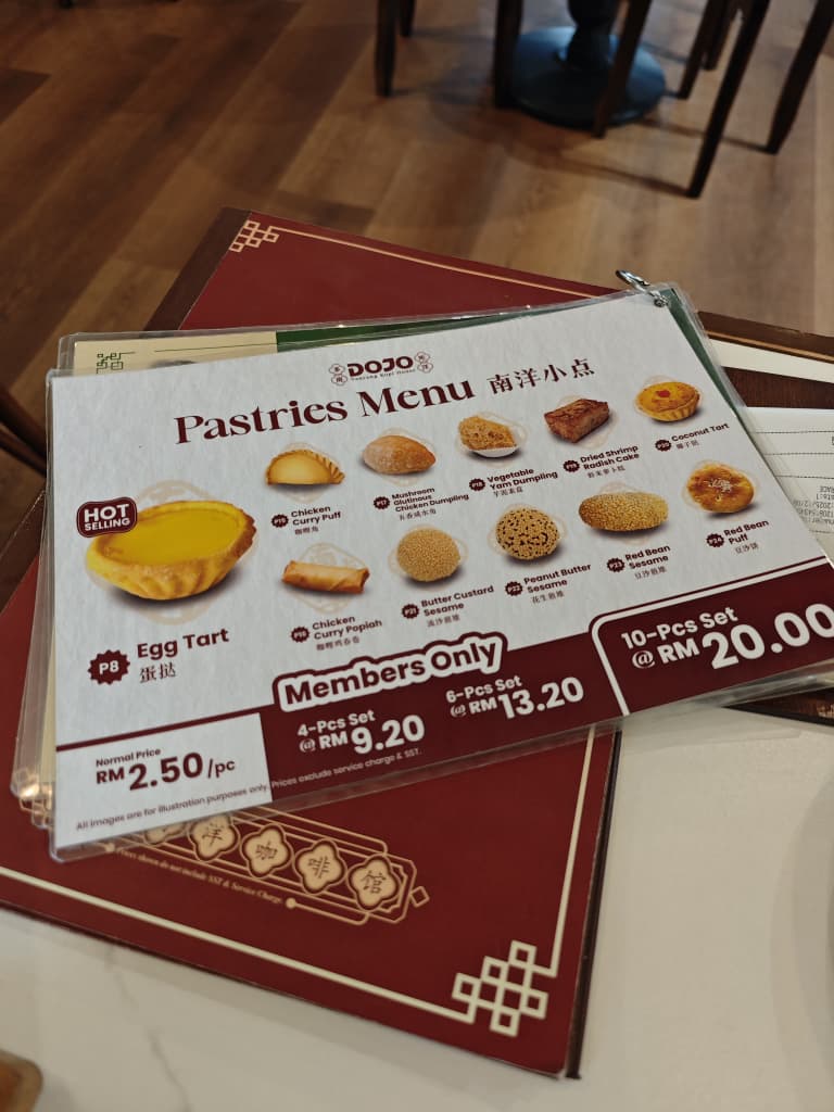 DOJO NANYANG KOPI HOUSE PLAZA KOLOMBONG Photo Menu 2