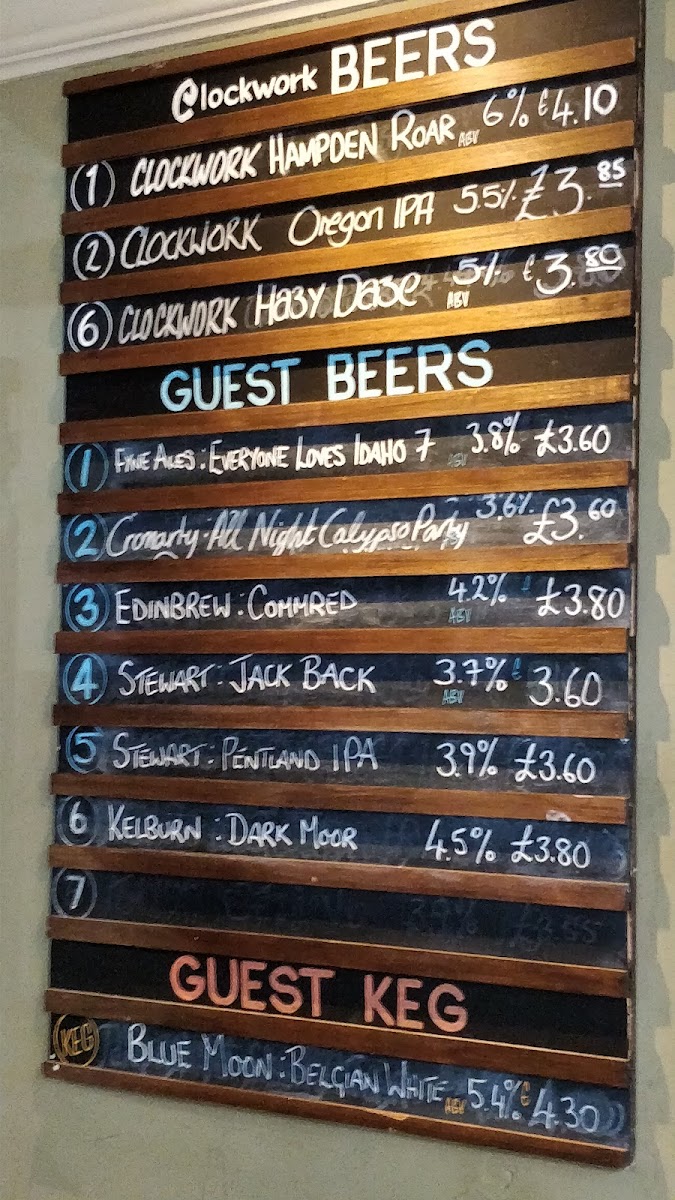 Clockwork Bar and Restaurant Photo Menu 1