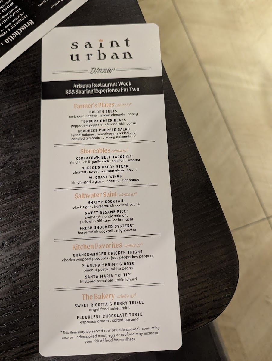 Saint Urban Photo Menu 9