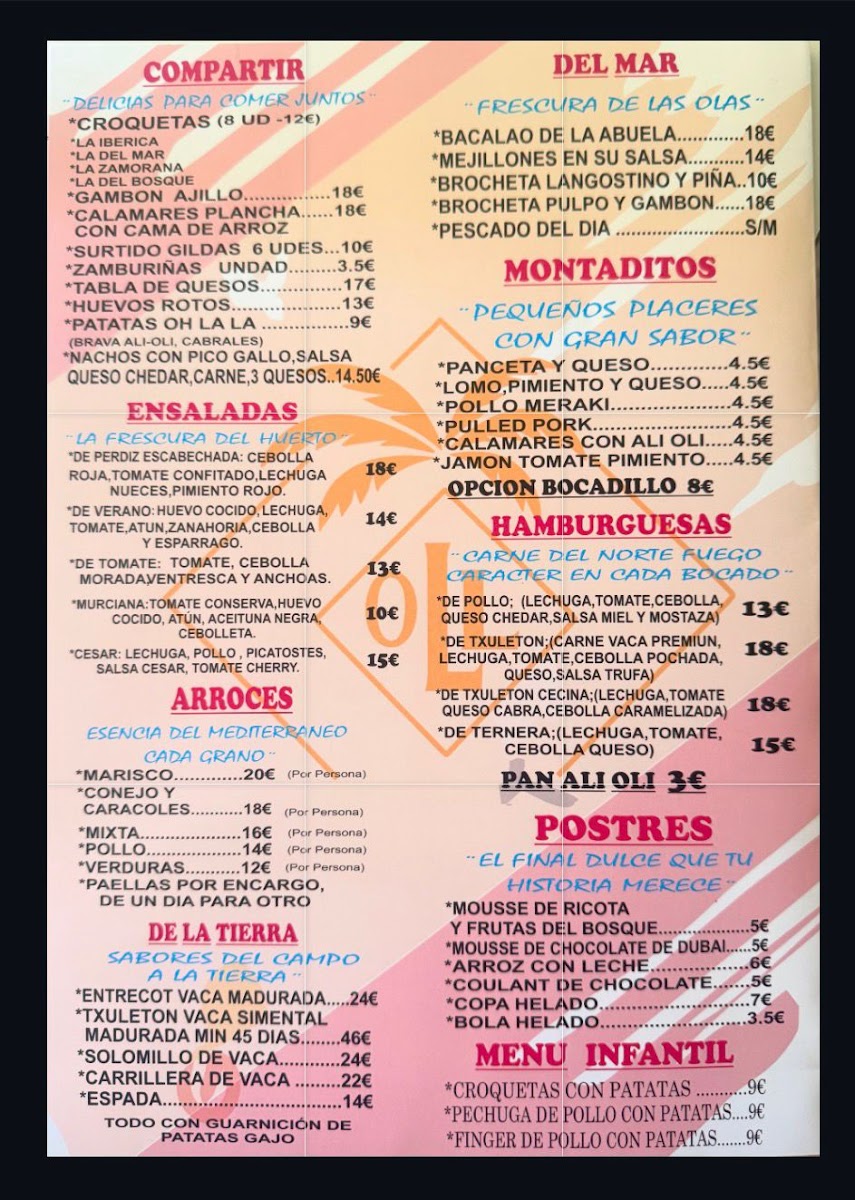OH LA LA! Café Bar Photo Menu 3