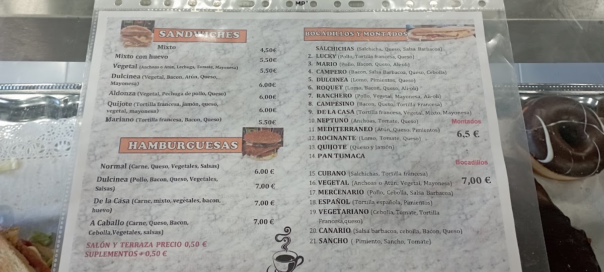 Bar Francis Photo Menu 1
