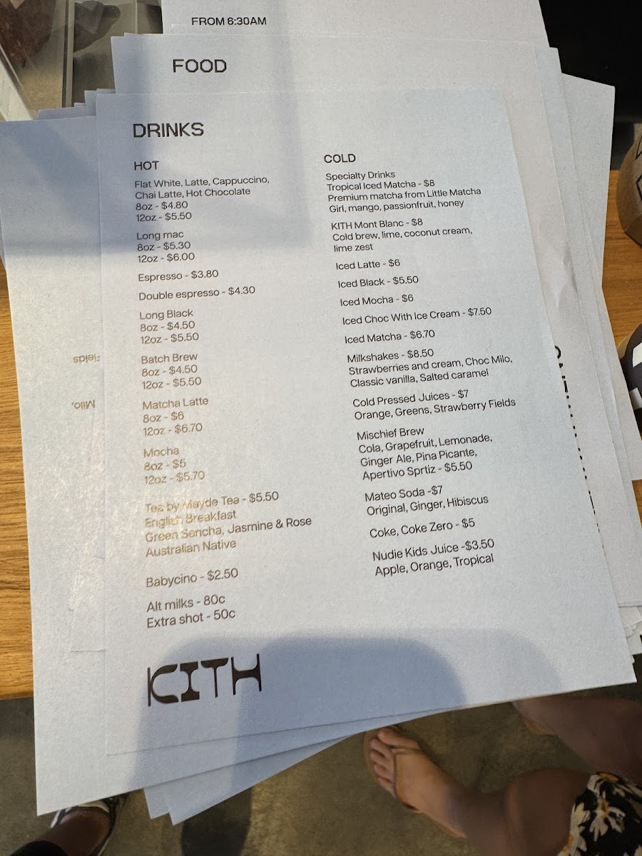 Kith Eatery Photo Menu 7