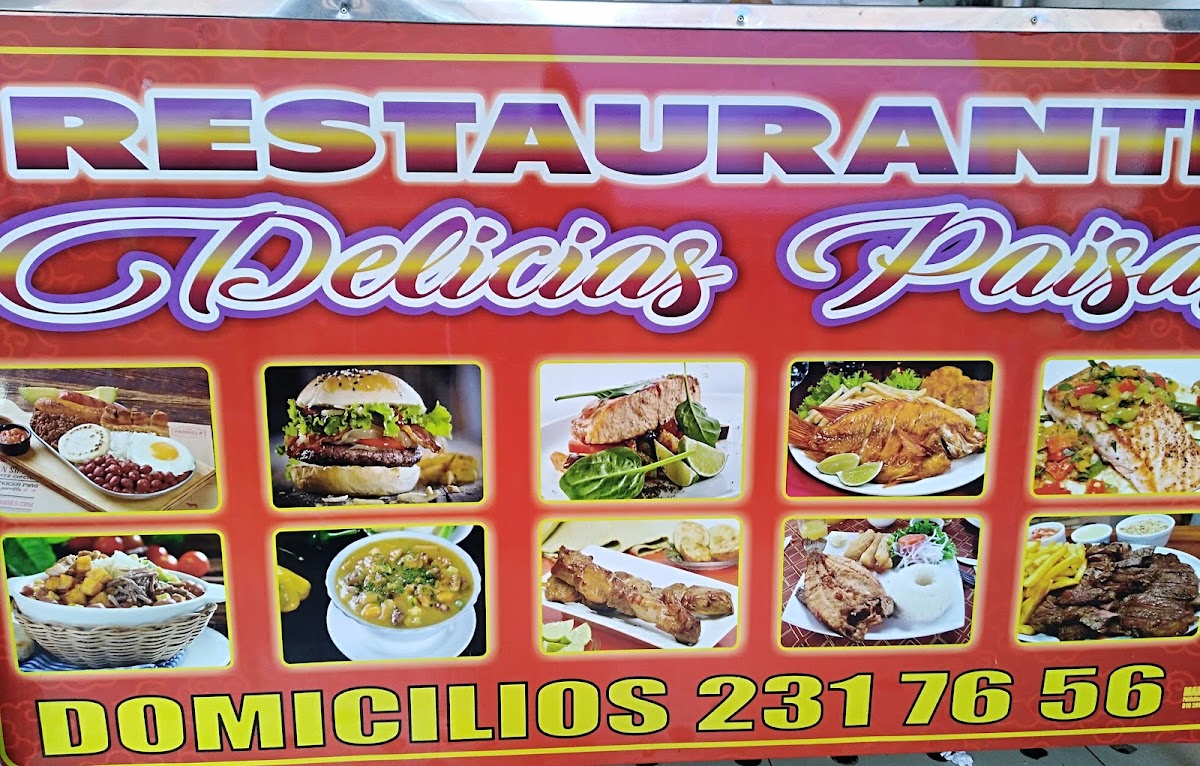 RESTAURANTE DELICIAS PAISAS Photo Menu 1