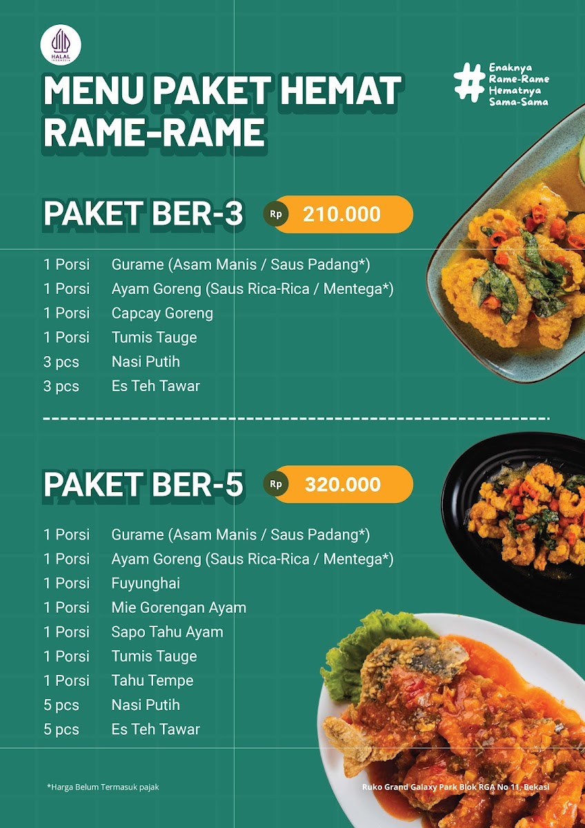 BACAGA Resto Photo Menu 5