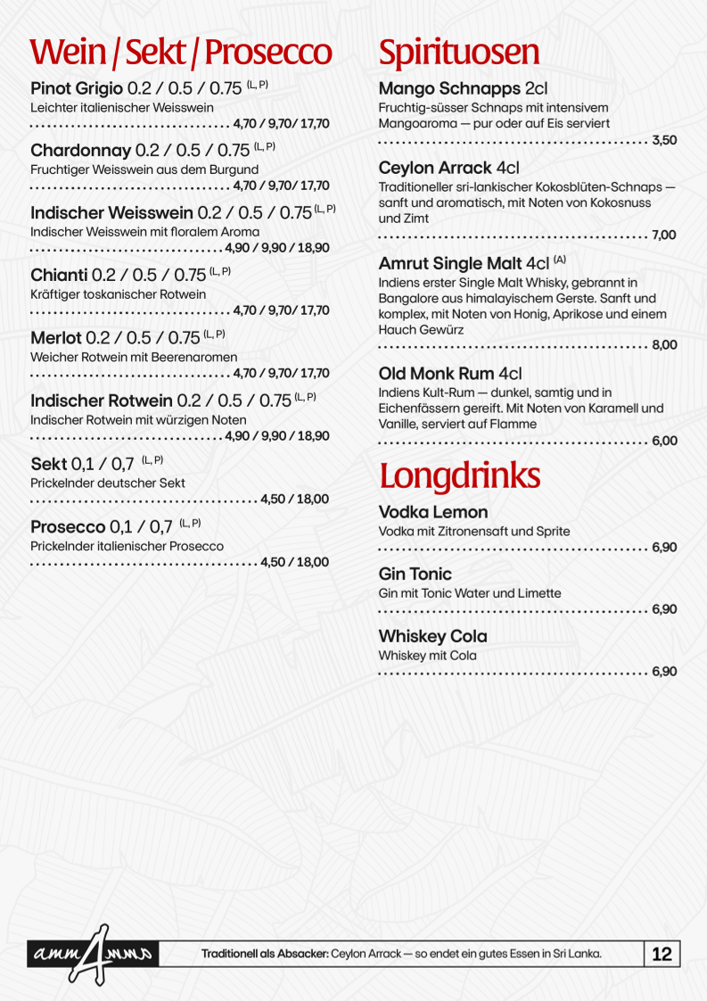 ammAmma | South Indian & Sri Lankan Fusion Kitchen Photo Menu 8