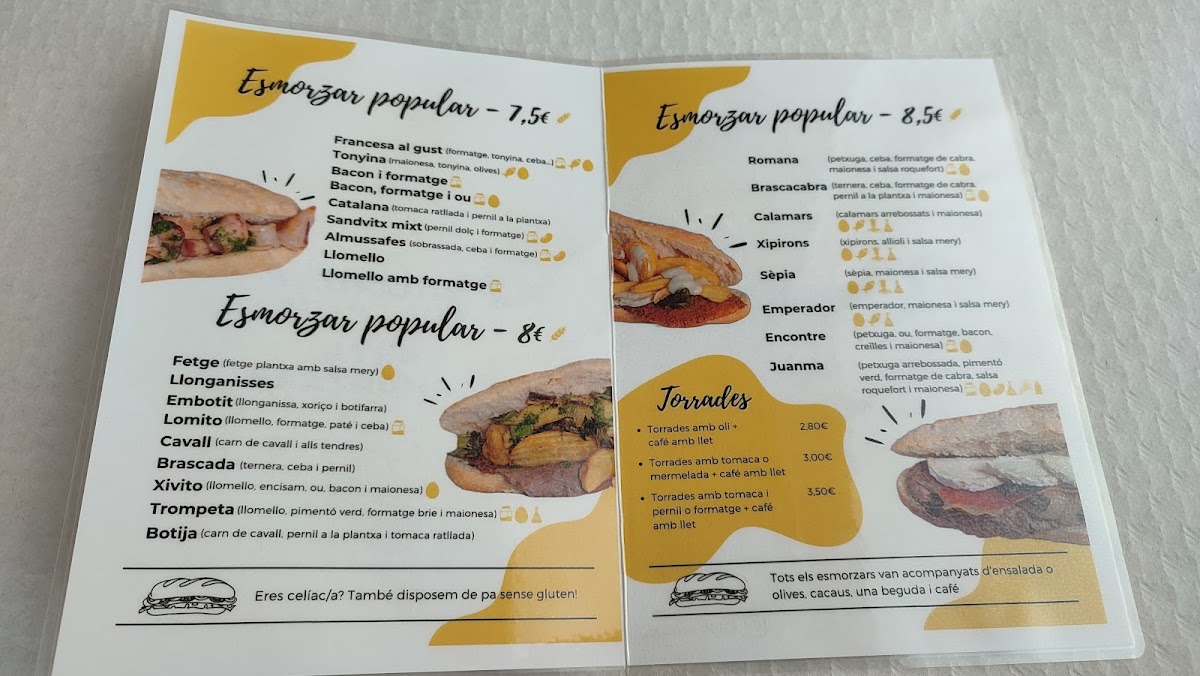 L'Encontre Bar&Cafeteria Photo Menu 1