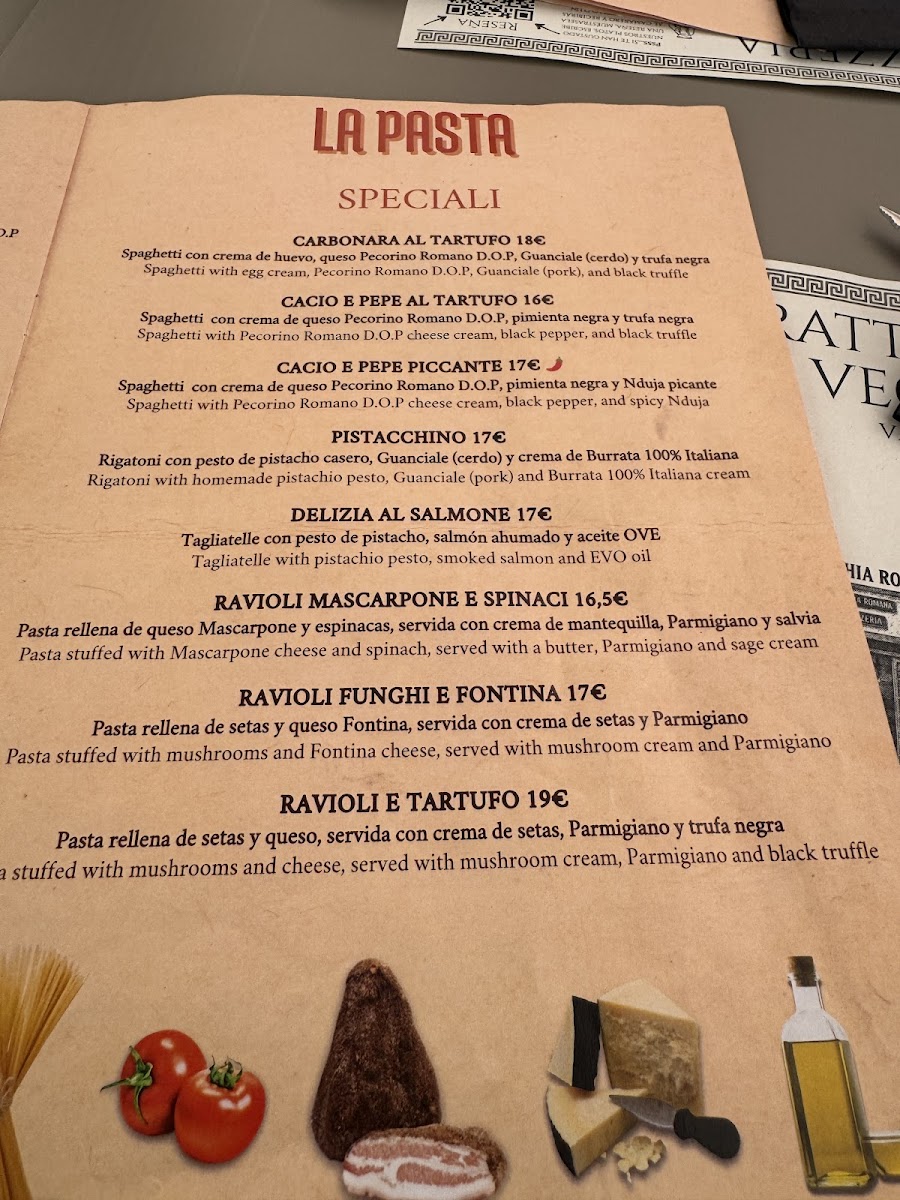 Trattoria Pizzeria Vecchia Roma Photo Menu 8