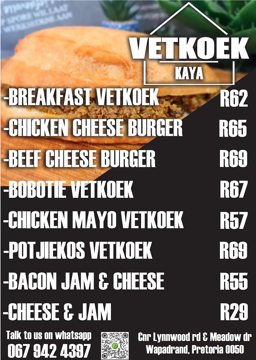 Vetkoek Kaya Photo Menu 3