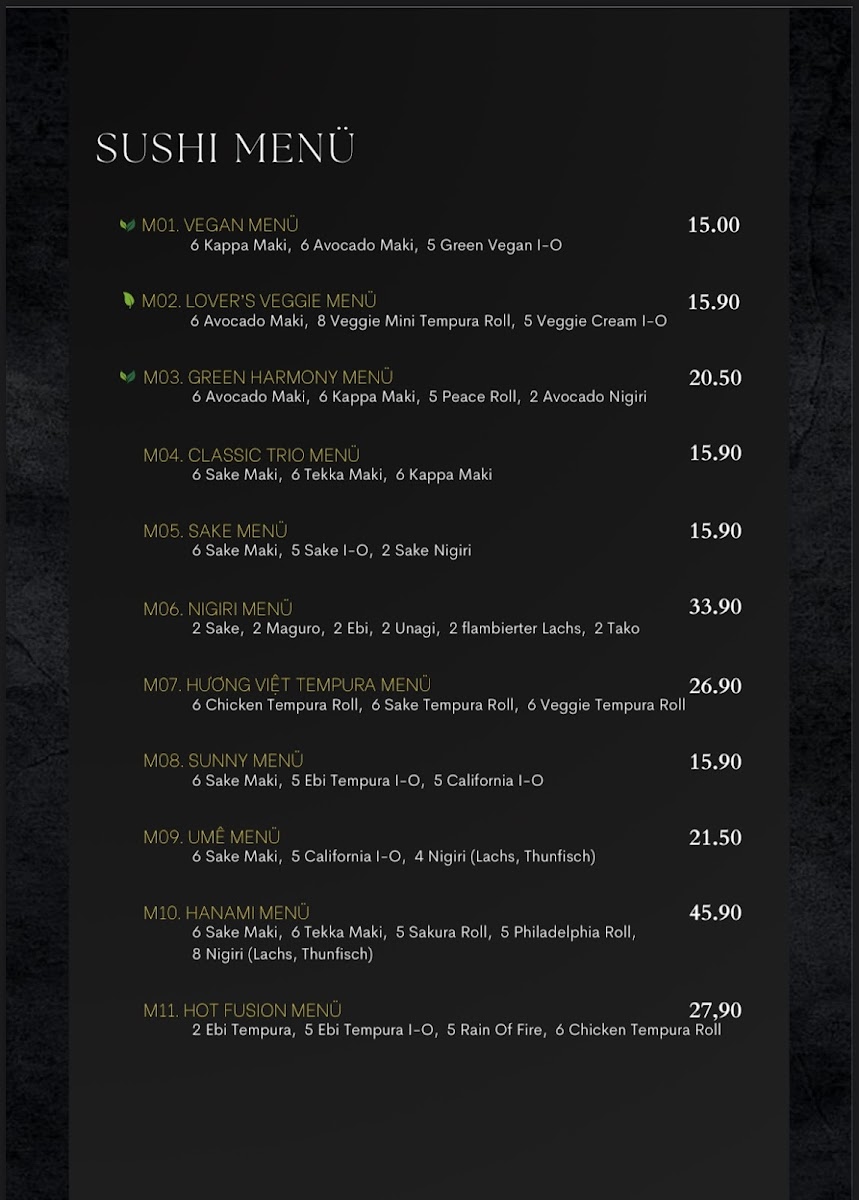 Huong Viet - Vietnamese & Japanese Food Photo Menu 7