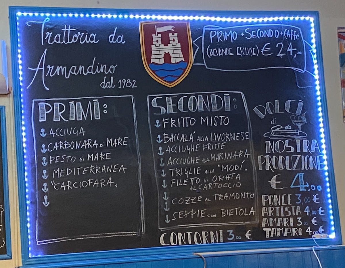 Trattoria Armandino - Specialitá di pesce Photo Menu 3