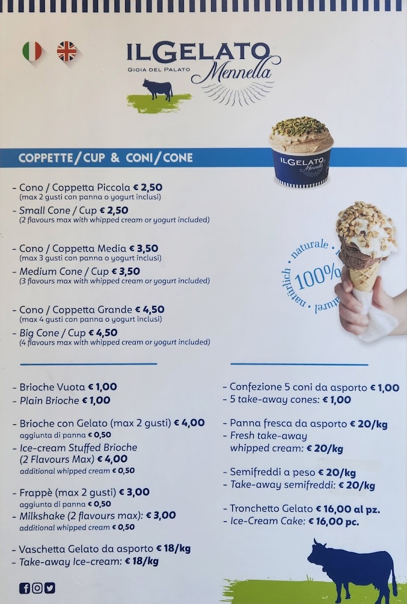 Mennella Il Gelato Photo Menu 1
