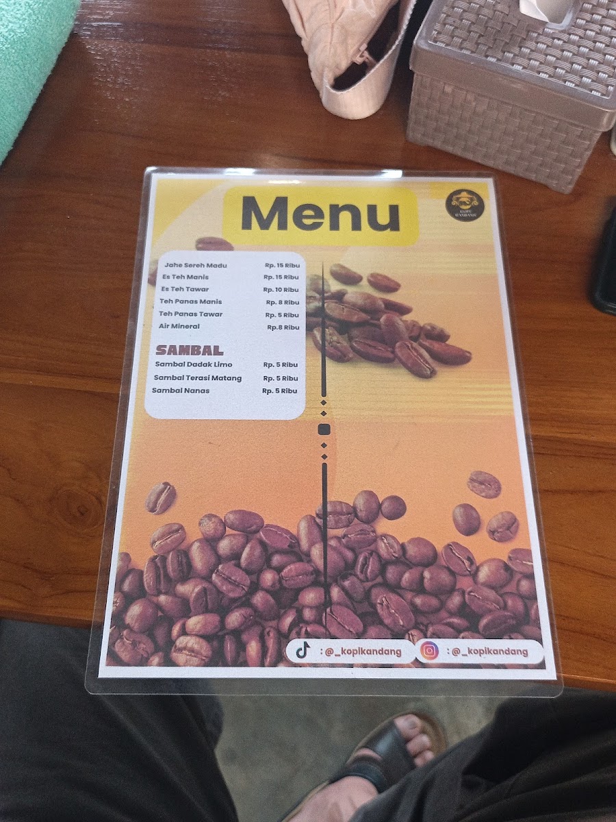 Kopi Kandang Photo Menu 2