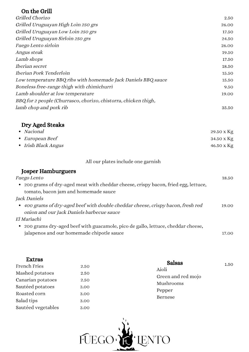 Asador Fuego Lento Photo Menu 2