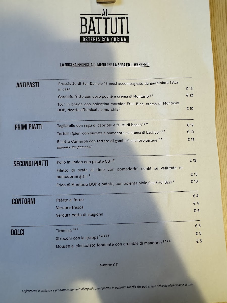 Osteria Ai Battuti Photo Menu 4