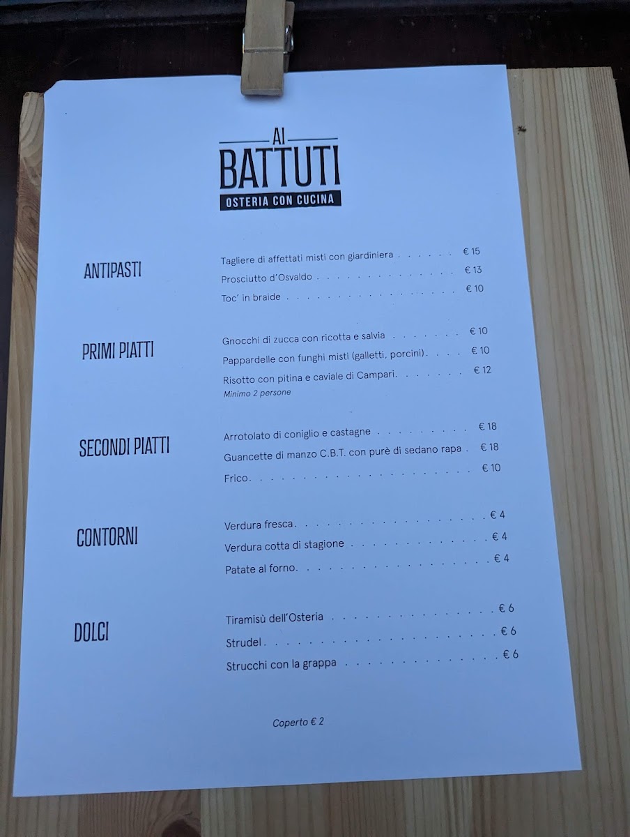 Osteria Ai Battuti Photo Menu 6