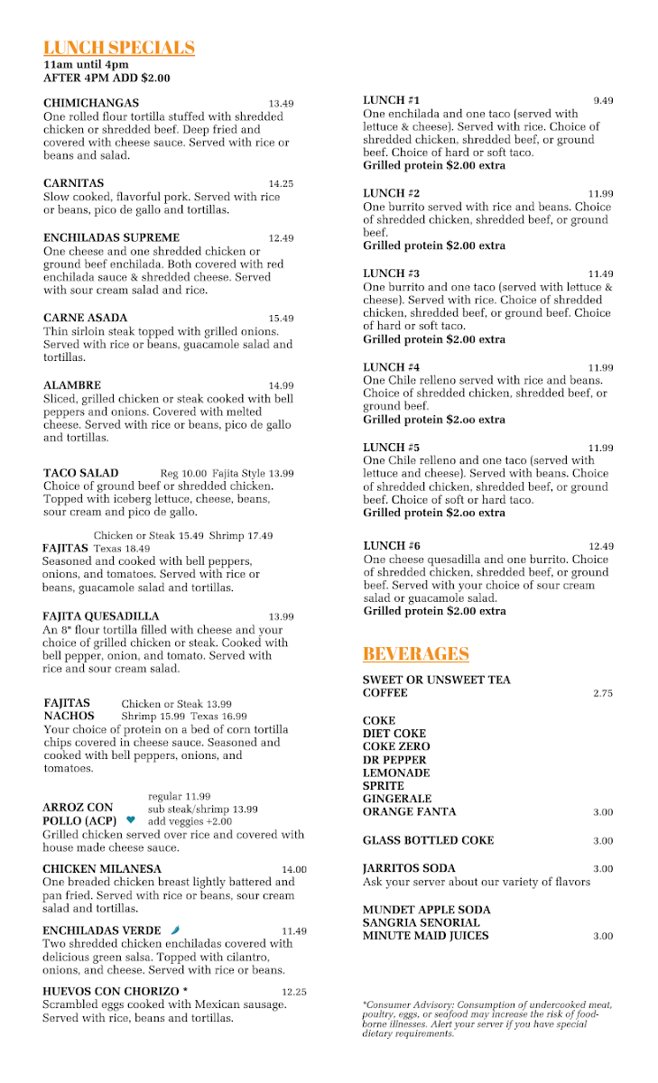 Pueblo Chico Photo Menu 3
