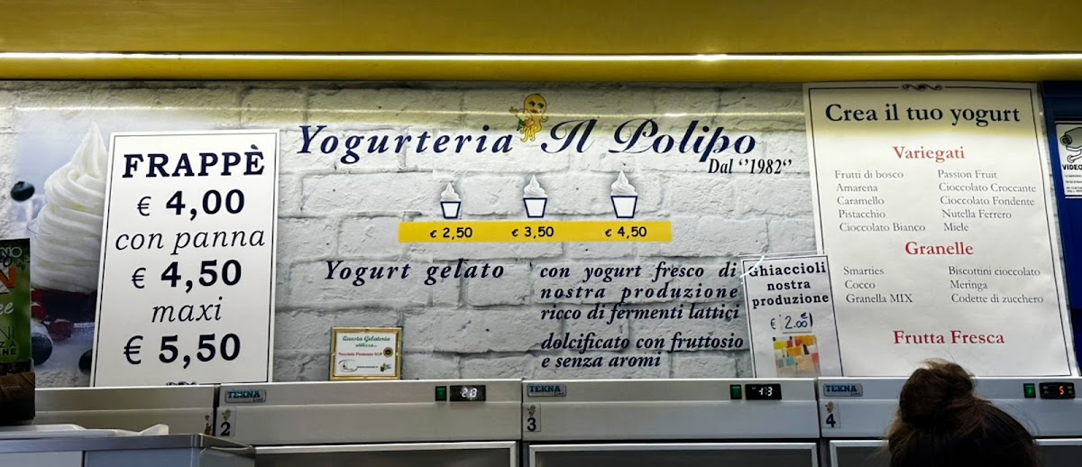 Gelateria The Octopus Photo Menu 2