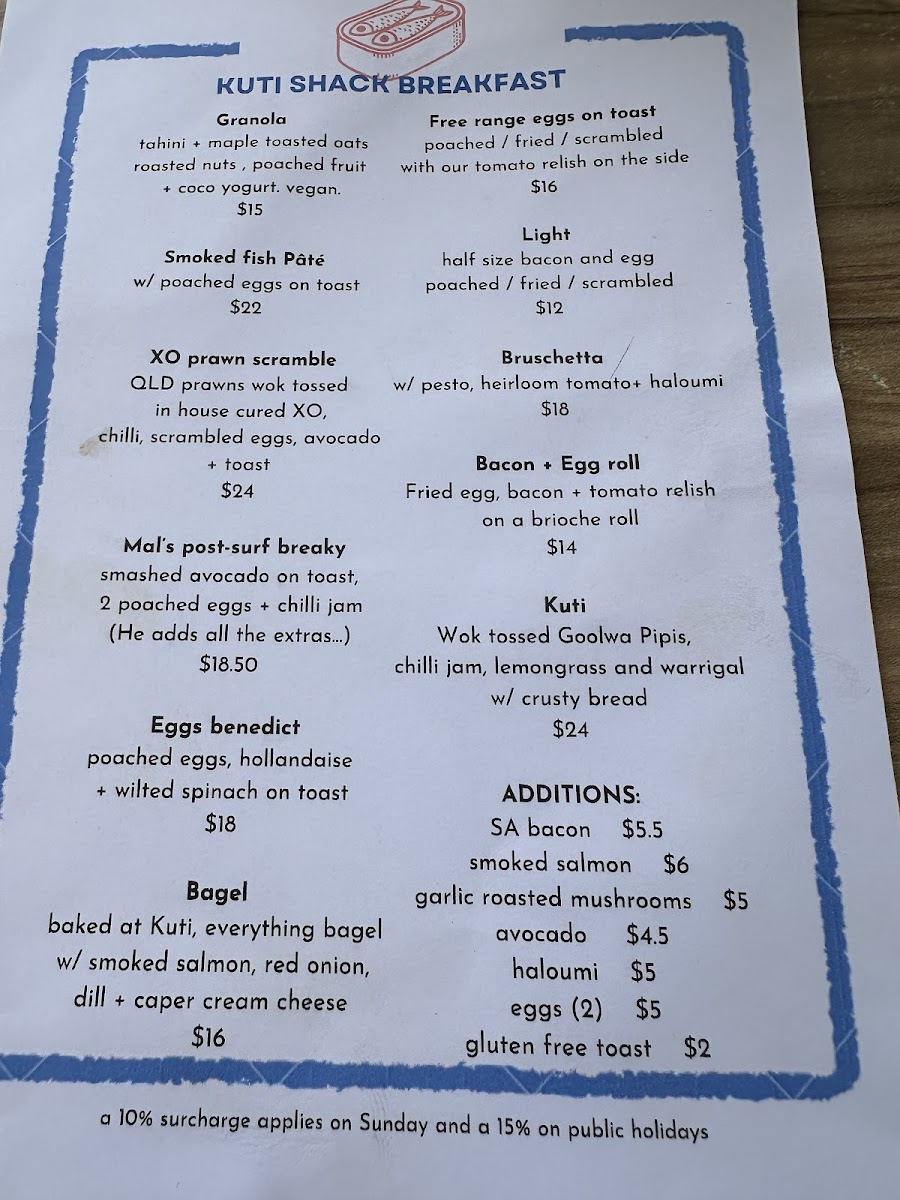 Kuti Shack Photo Menu 4