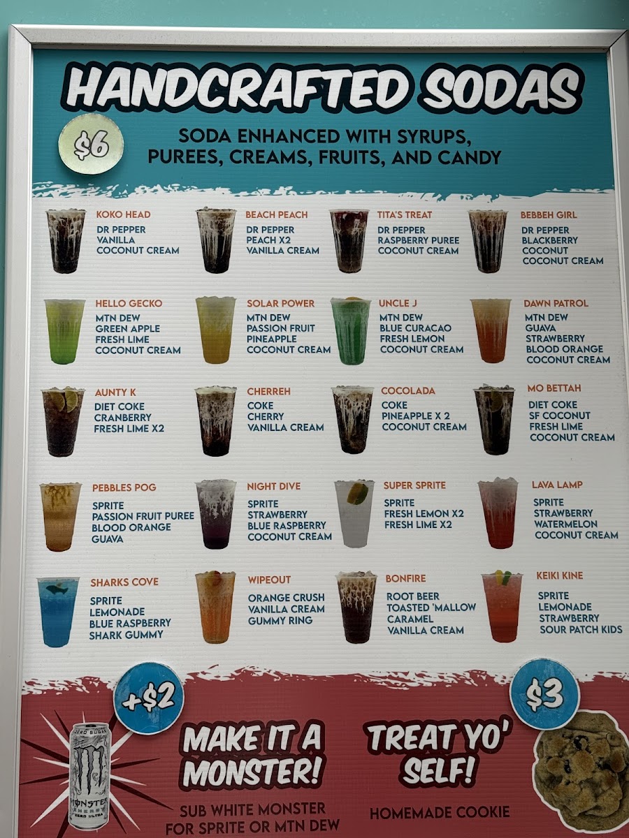Pebbles Soda Truck Photo Menu 2