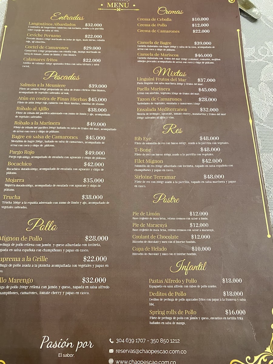 Restaurante Chao Pescao Photo Menu 4