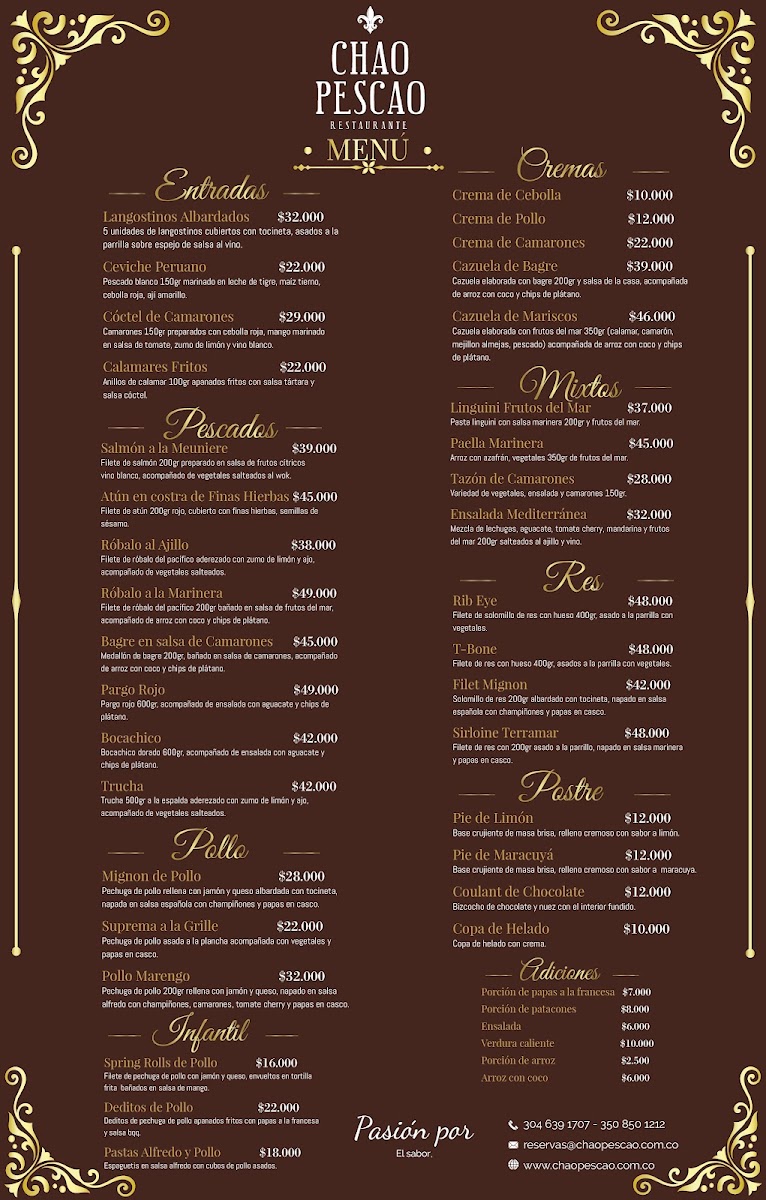 Restaurante Chao Pescao Photo Menu 5