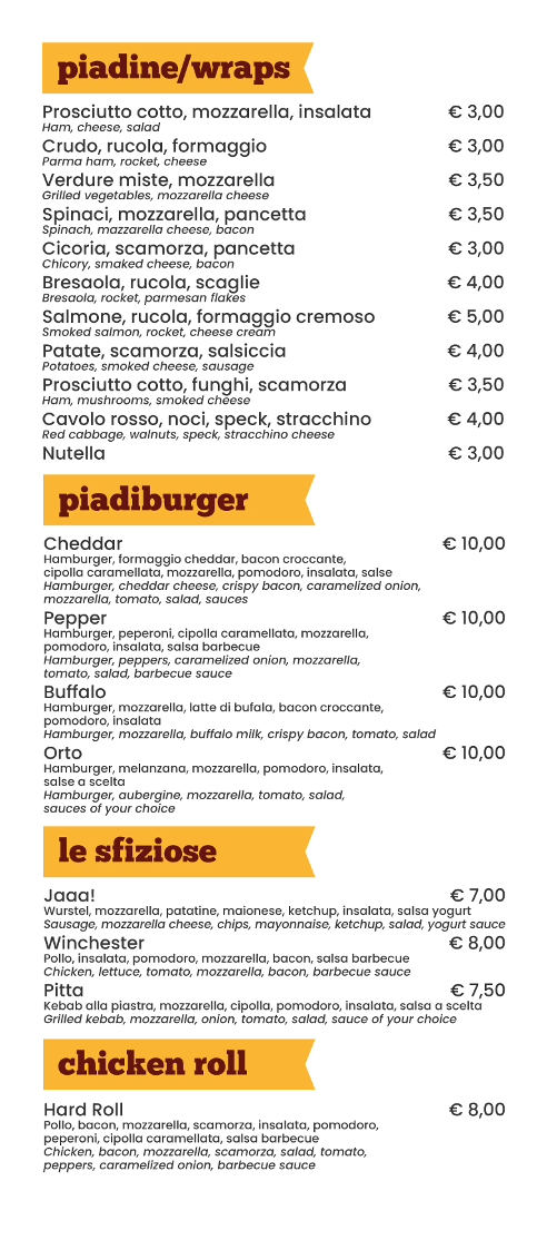 Strit fud Photo Menu 1