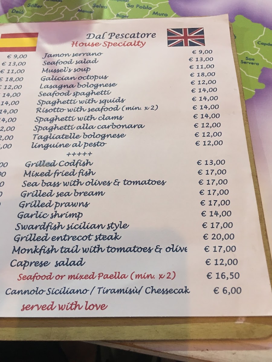 Dal Pescatore Photo Menu 3